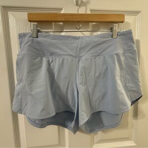 Lululemon Run Time Shorts 4" — Light Blue 🖤